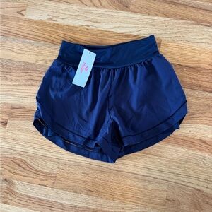 Women's Meilzer Navy Blue Athletic Shorts